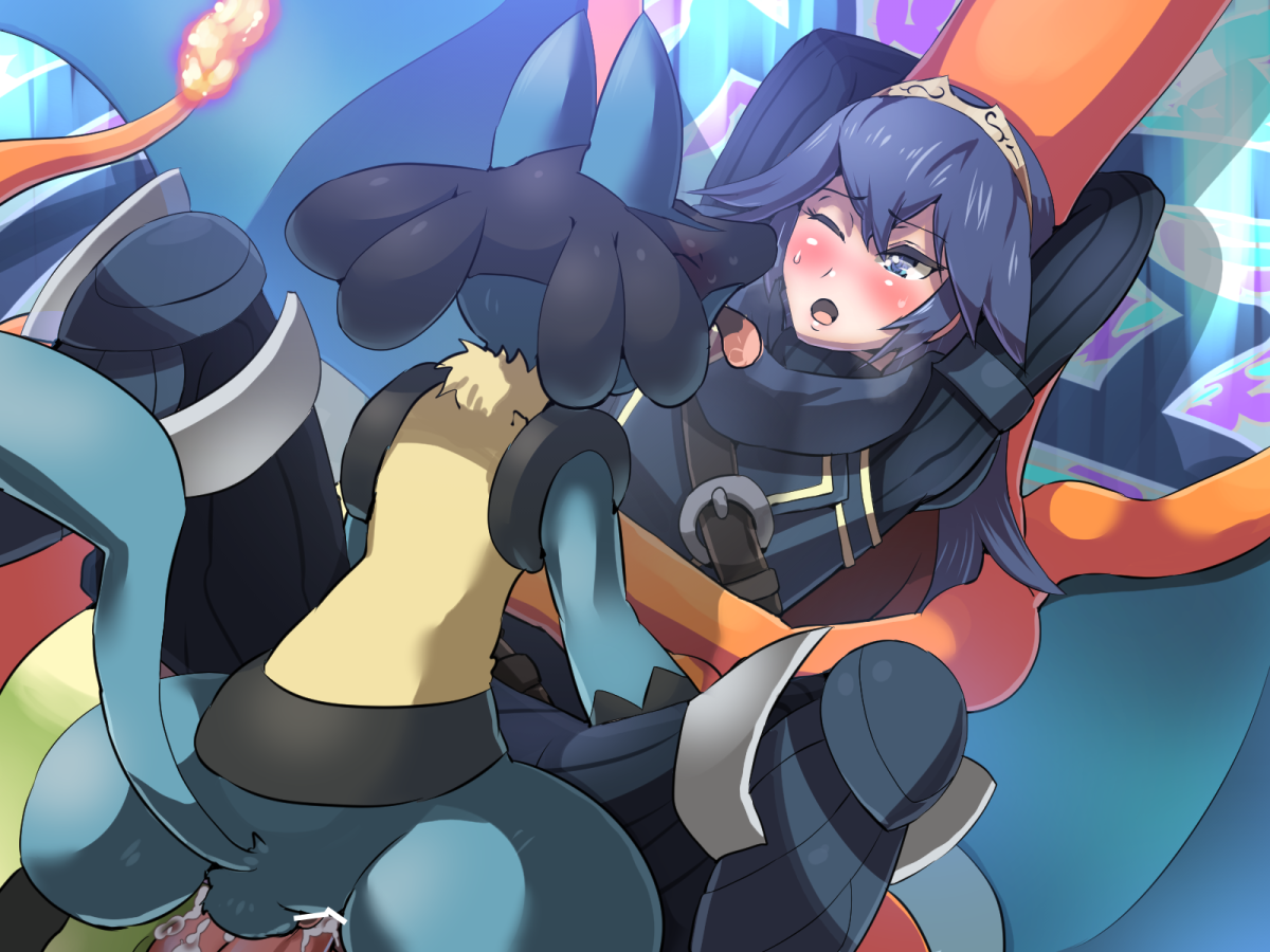 charizard+lucario+lucina