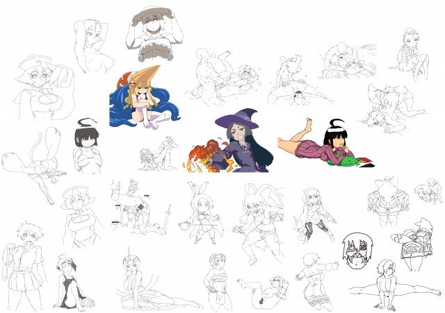 jiangshi+tsukudani (coke-buta)araiguma-san+barbara parker+bikko+cammy white+eliza (skullgirls)+laharl-chan+lei lei+makoto+mime (fft)+monk (fft)+nool+taokaka36b6dc08b8