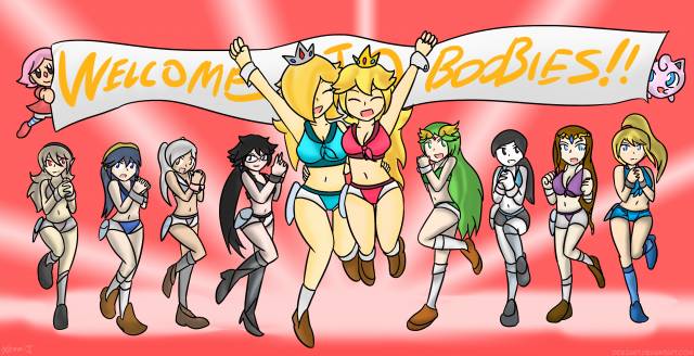 xero-jbayonetta (character)+corrin+jigglypuff+lucina+palutena+princess peach+princess rosalina+princess zelda+robin+samus aran+villager+wii fit trainerb82a7bd3a69578164