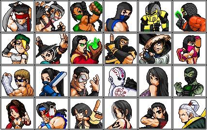 cyrax+ermac+havik+hotaru (mortal kombat)+jade (mortal kombat)+johnny cage+kano (mortal kombat)+kenshi+kitana+kung lao+li mei+mileena+nightwolf+nitara+quan chi+raiden (mortal kombat)+