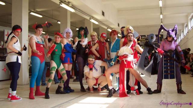 astaroth (soulcalibur)+ayame+ayane (doa)+blue mary+cammy white+genryuusai maki+kasugano sakura+kasumi (doa)+kitana+lilith aensland+morrigan aensland+shiranui mai+terry bogard+yuri sa