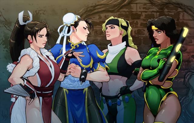 michael mayneblack orchid+chun-li+shiranui mai+sonya bladed016fcbc2f26cf4f44ae722da54fc84a