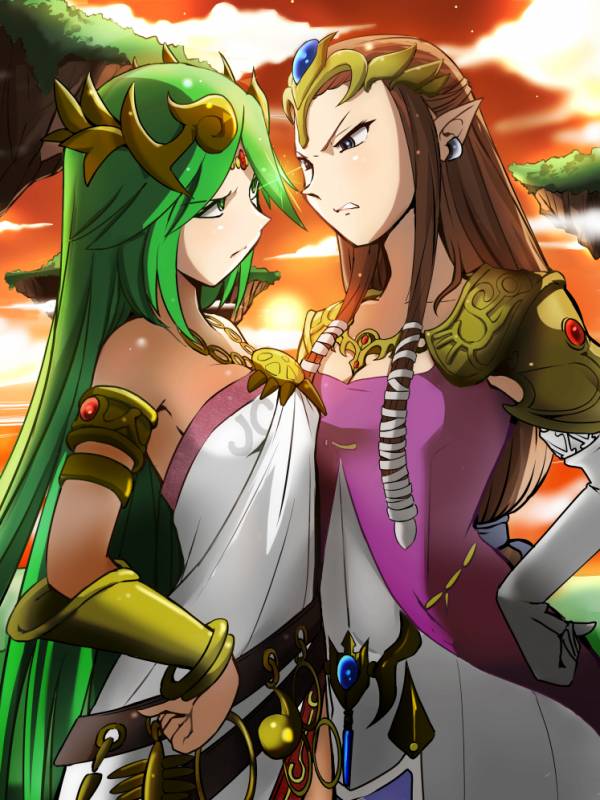 palutena+princess zelda