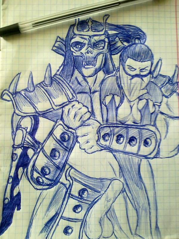 mileena+shao kahn