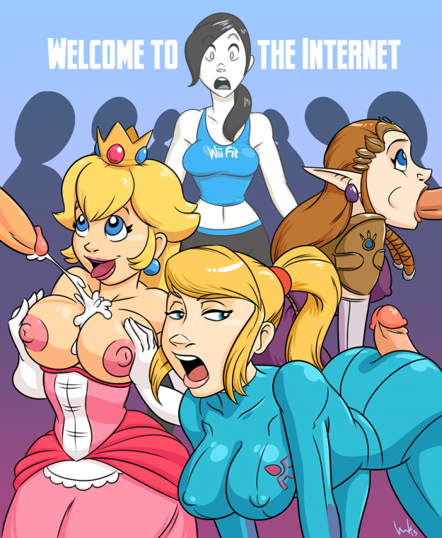 princess peach+princess zelda+samus aran+wii fit trainer