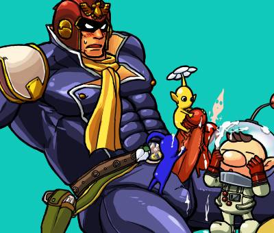 captain falcon+olimar