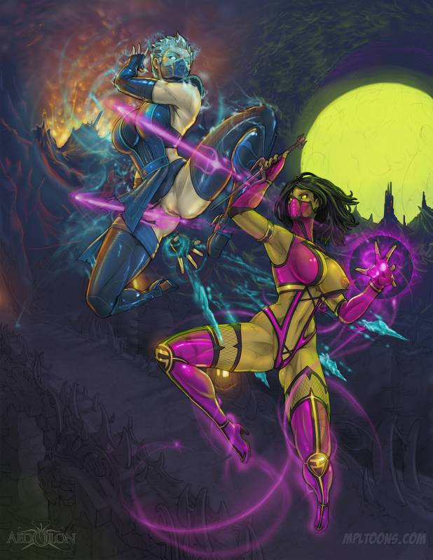 frost (mortal kombat)+mileena