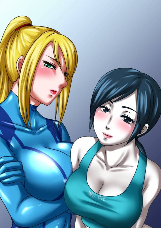 samus aran+wii fit trainer