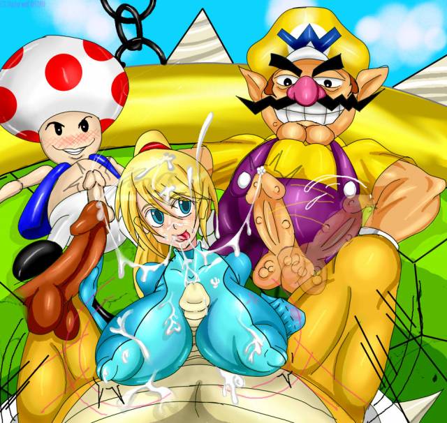 bowser+samus aran+toad+wario