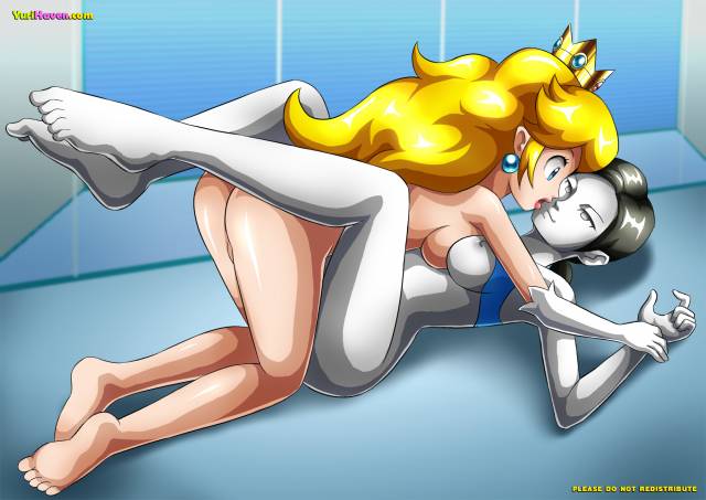 princess peach+wii fit trainer