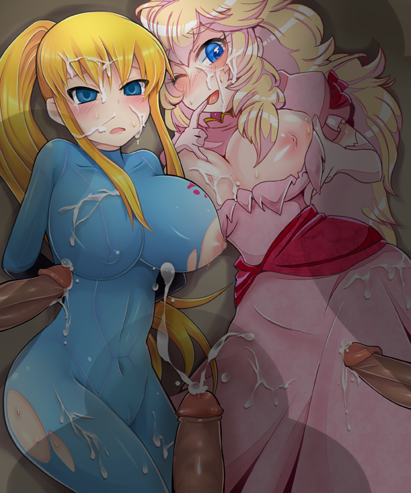 princess peach+samus aran