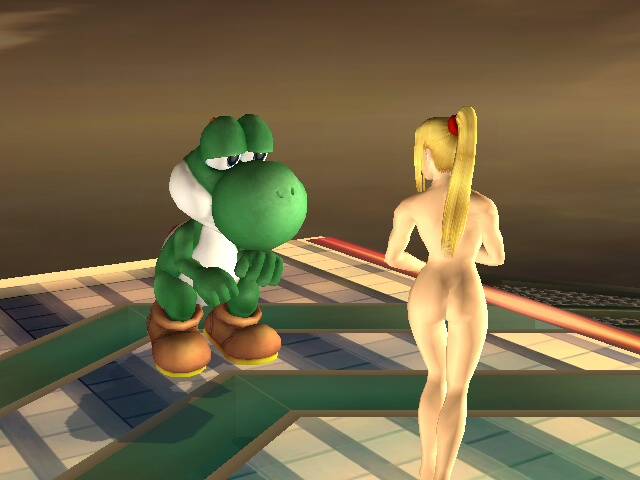 samus aran+yoshi