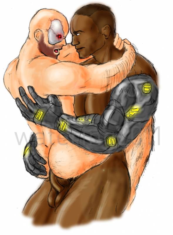 jax briggs+kano (mortal kombat)