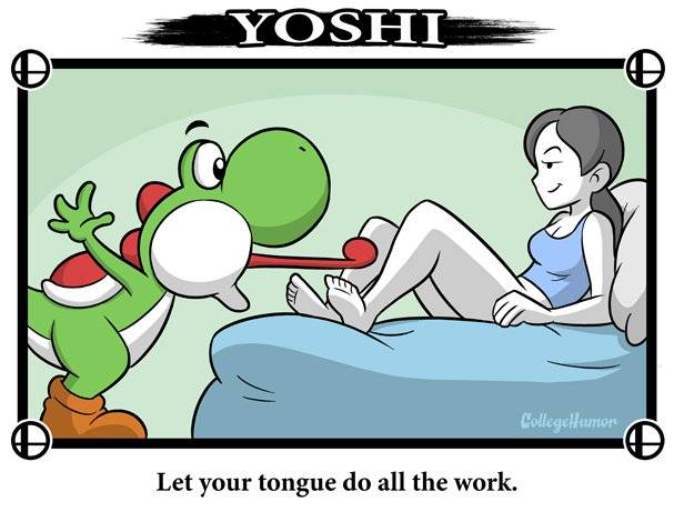 wii fit trainer+yoshi