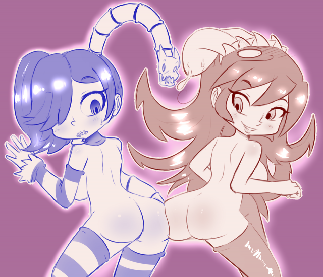 filia (skullgirls)+leviathan (skullgirls)+samson (skullgirls)+squigly