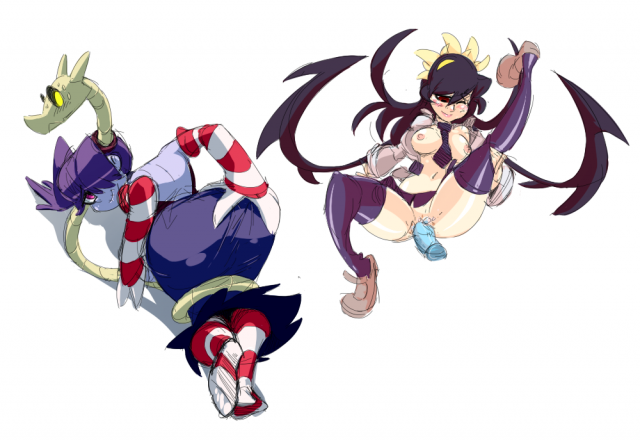 filia (skullgirls)+leviathan+samson (skullgirls)+squigly