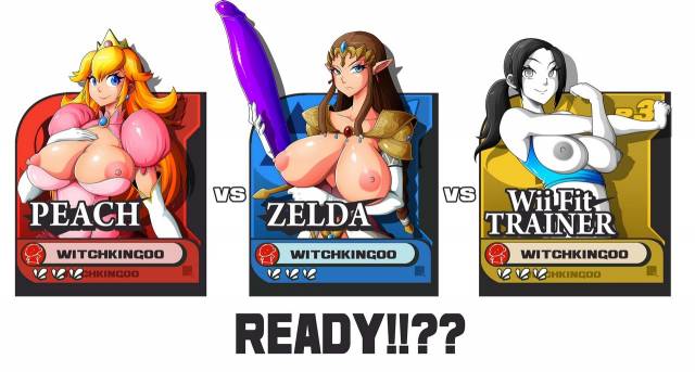 princess peach+princess zelda+wii fit trainer