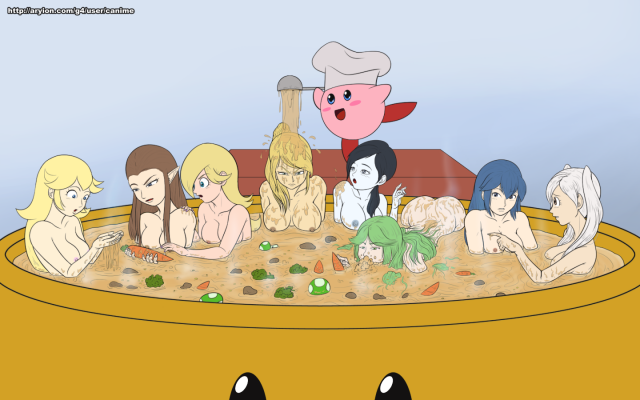 kirby+lucina+my unit+palutena+princess peach+princess rosalina+princess zelda+samus aran+wii fit trainer