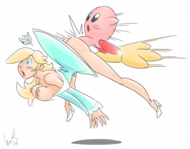 kirby+princess rosalina