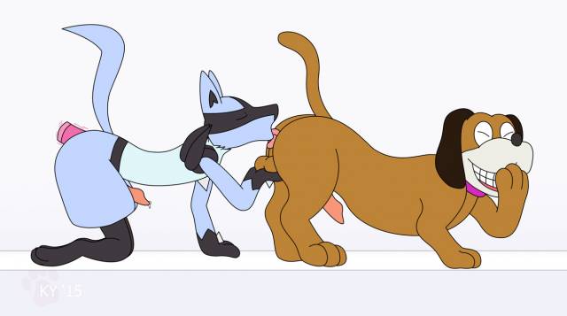 duck hunt dog+lucario