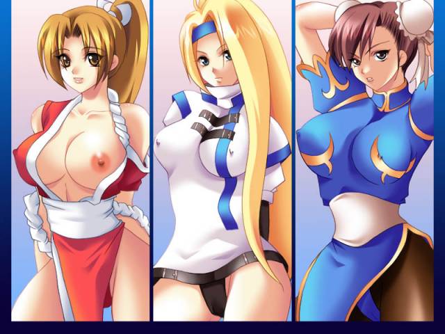 chun-li+mai shiranui+millia rage