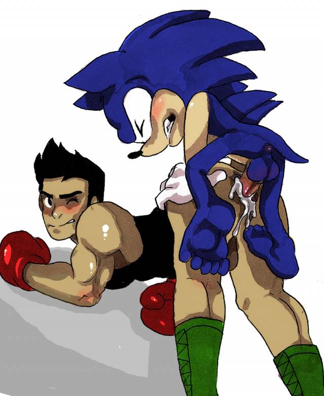 little mac+sonic the hedgehog