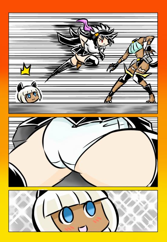 filia (skullgirls)+nadia fortune+samson (skullgirls)