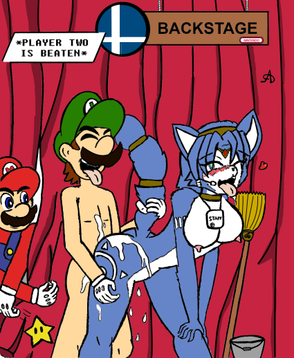 krystal+luigi+mario+starman (mario)