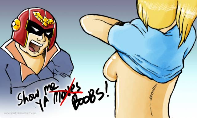 captain falcon+samus aran