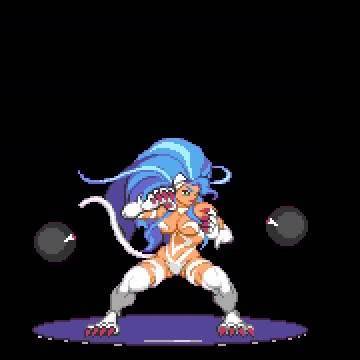 felicia+kuromaru (mugen)