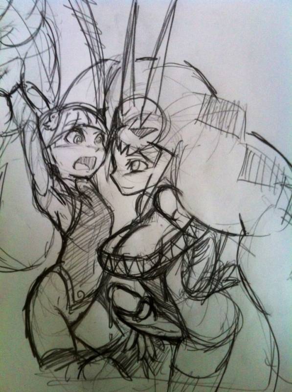 cerebella+fek- (skullgirls)+vic-versa