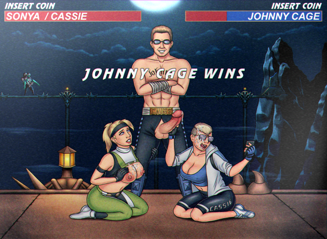 cassie cage+jade+johnny cage+sonya blade