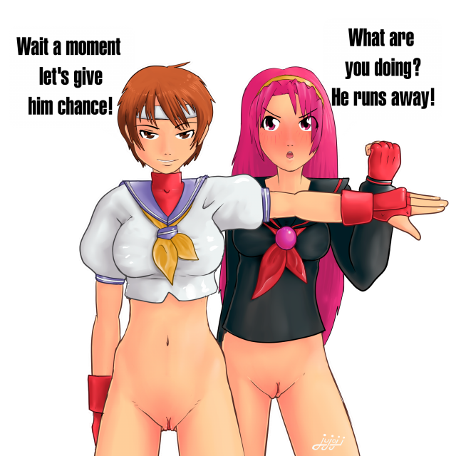 athena asamiya+sakura kasugano