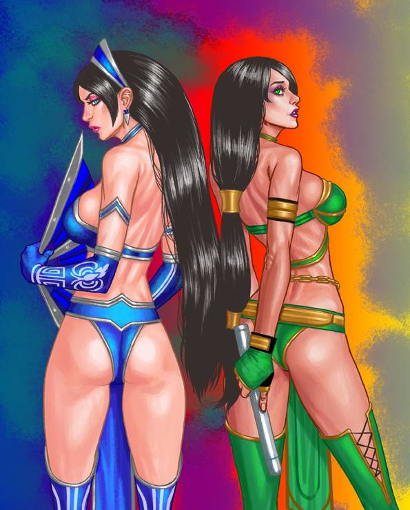 jade (mortal kombat)+kitana