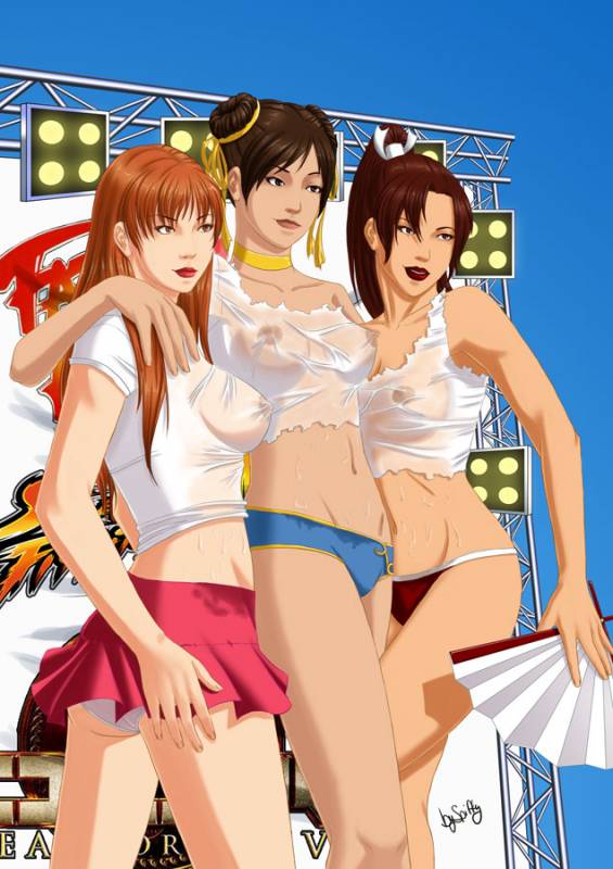 chun-li+kasumi+mai shiranui