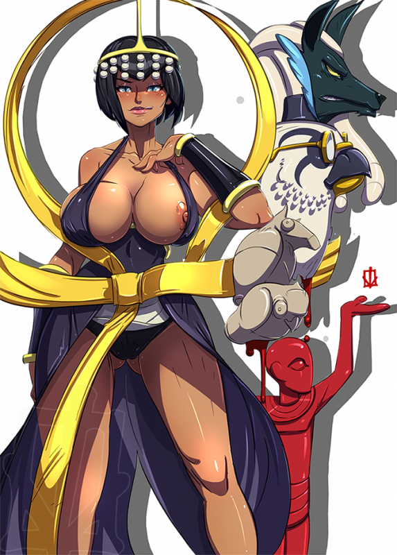 albus (skullgirls)+eliza (skullgirls)+horace (skullgirls)