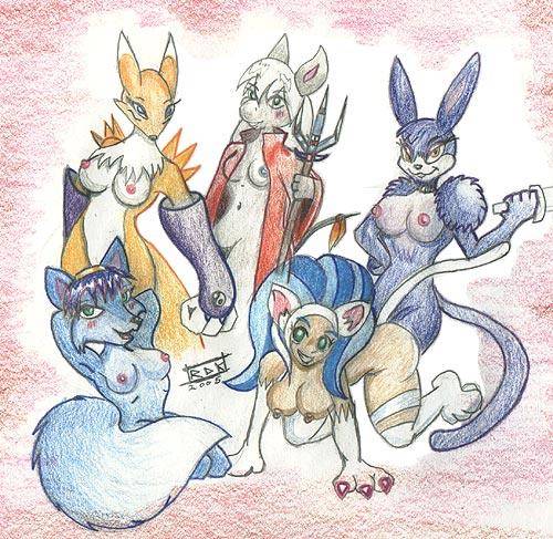 felicia+freya crescent+krystal+mia+renamon