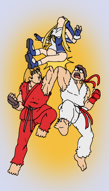 bridget+ken masters+ryu