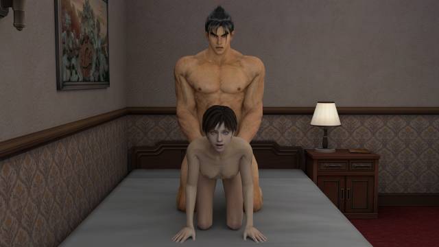 jin kazama+rebecca chambers