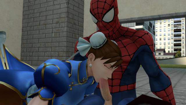 chun-li+pes- parker+spideg-man